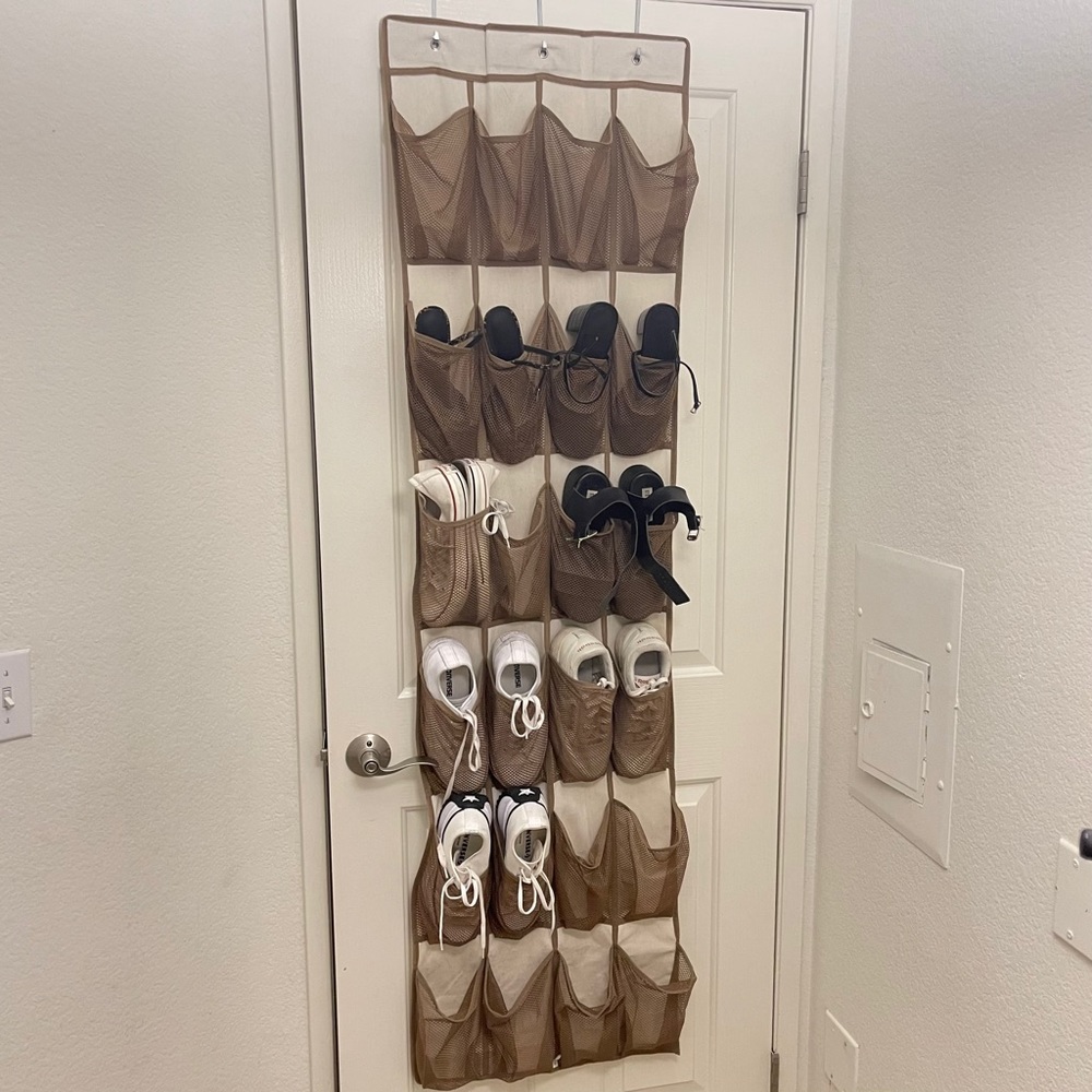 Over The Door Hanging Shoe Organizer